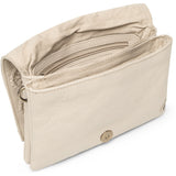 DEPECHE Lille taske/ clutch i skind med smukt bohemian mønster Small bag / Clutch 202 Vanilla