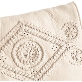 DEPECHE Lille taske/ clutch i skind med smukt bohemian mønster Small bag / Clutch 202 Vanilla
