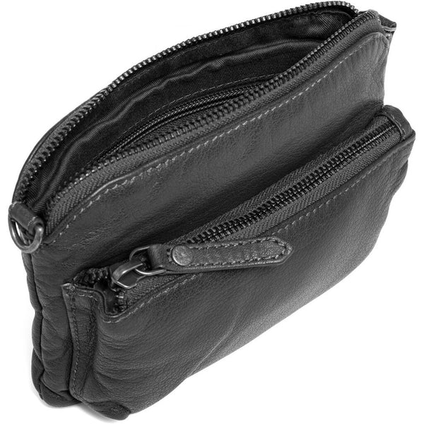 DEPECHE Lille taske i blødt skind Small bag / Clutch 099 Black (Nero)