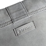 DEPECHE Lille taske i ruskind med spænde detalje Small bag / Clutch 240 Silver Grey