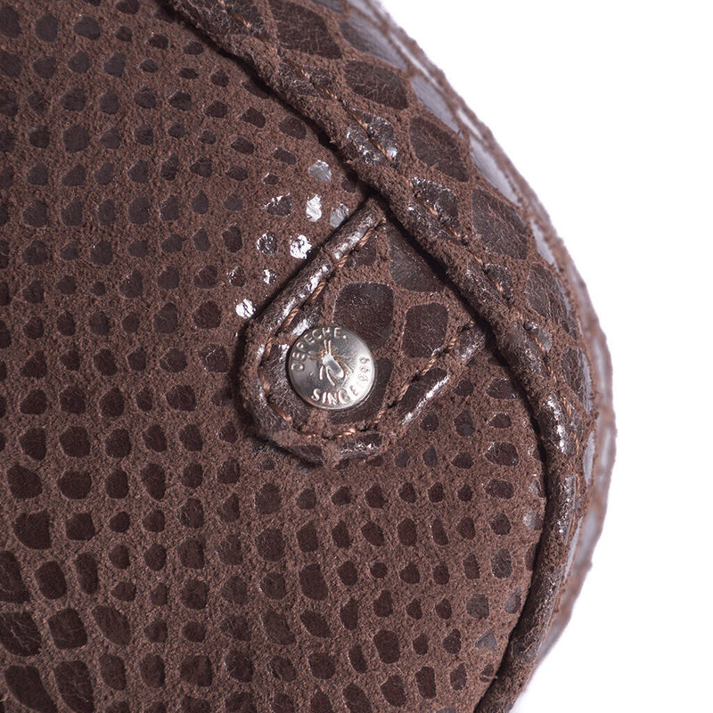 DEPECHE Lille taske i stilfuldt design Small bag / Clutch 265 Brown Croco
