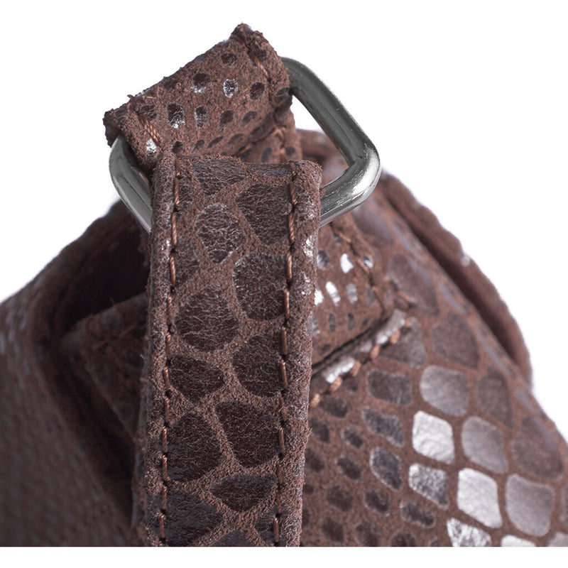 DEPECHE Lille taske i stilfuldt design Small bag / Clutch 265 Brown Croco