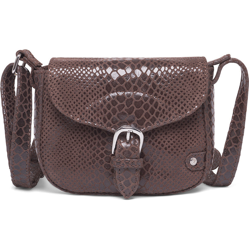 DEPECHE Lille taske i stilfuldt design Small bag / Clutch 265 Brown Croco