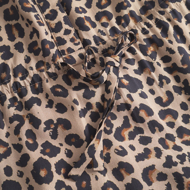 Depeche Clothing Lina leopard kjole Dresses 261 Leopard Printed