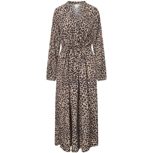 Depeche Clothing Lina leopard kjole Dresses 261 Leopard Printed