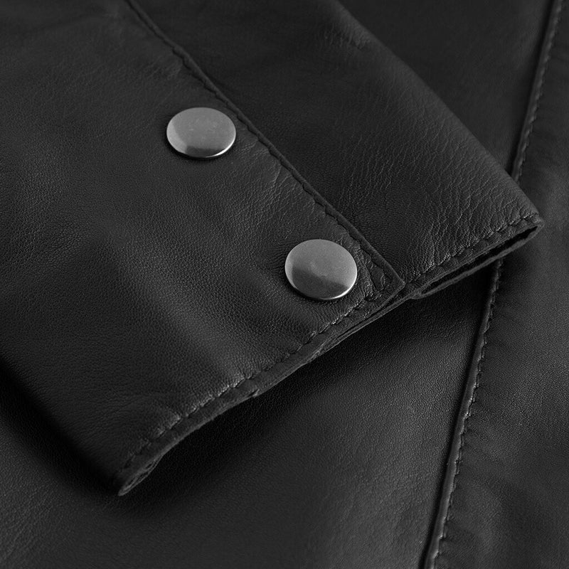 Depeche leather wear Lola bikerjakke i blød skindkvalitet Jackets 099 Black (Nero)