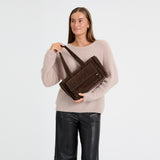 DEPECHE Madrid Skuldertaske Shoulderbag / Handbag 008 Chocolate