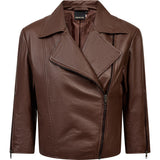 Depeche leather wear Margo skindjakke Jacket 106 Coffee
