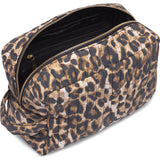 DEPECHE Medium kosmetiktaske i leopardprint Accessories 082 Leopard