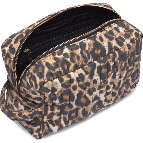 DEPECHE Medium kosmetiktaske i leopardprint Accessories 082 Leopard