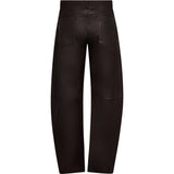 Depeche leather wear Milla Balloon Barrel Skindbuks Pants 008 Chocolate