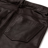 Depeche leather wear Milla Balloon Barrel Skindbuks Pants 008 Chocolate