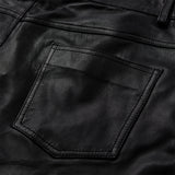 Depeche leather wear Milla Balloon Barrel Skindbuks Pants 099 Black
