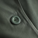 Depeche leather wear Mille lang skindjakke i blød kvalitet Jackets 213 Vintage green