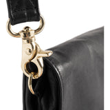 DEPECHE Minimalistisk clutch i blødt læderkvalitet Clutch 099 Black (Nero)