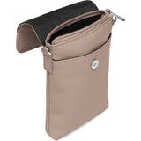 DEPECHE Mobil taske i blødt læder og tidløst design Mobilebag 038 Dusty taupe