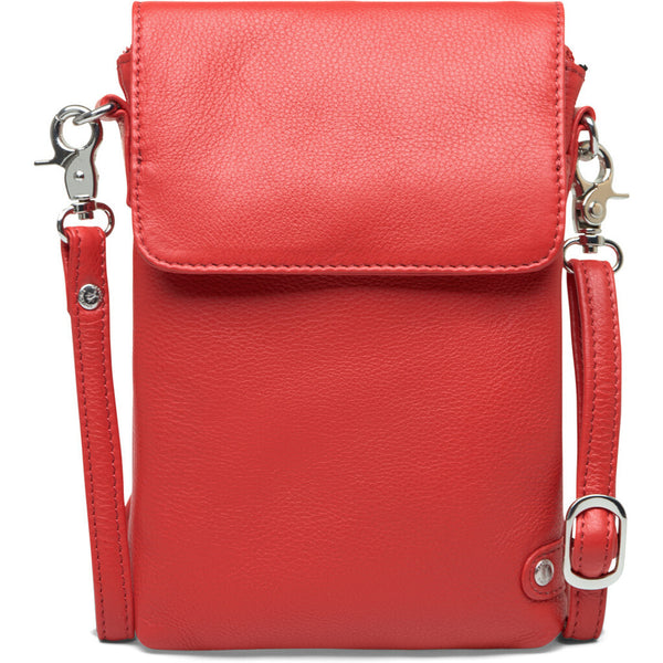 DEPECHE Mobil taske i blødt læder og tidløst design Mobilebag 043 Red