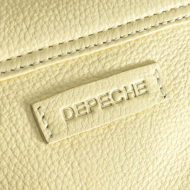 DEPECHE Mobil taske i blødt læder og tidløst design Mobilebag 060 Yellow