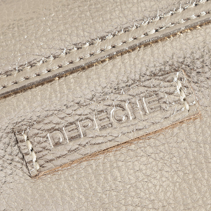 DEPECHE Mobil taske i blødt læder og tidløst design Mobilebag 108 Champagne