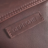 DEPECHE Mobil taske i blødt læder og tidløst design Mobilebag 161 Dark brown