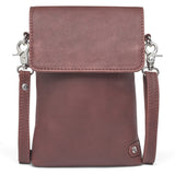 DEPECHE Mobil taske i blødt læder og tidløst design Mobilebag 161 Dark brown