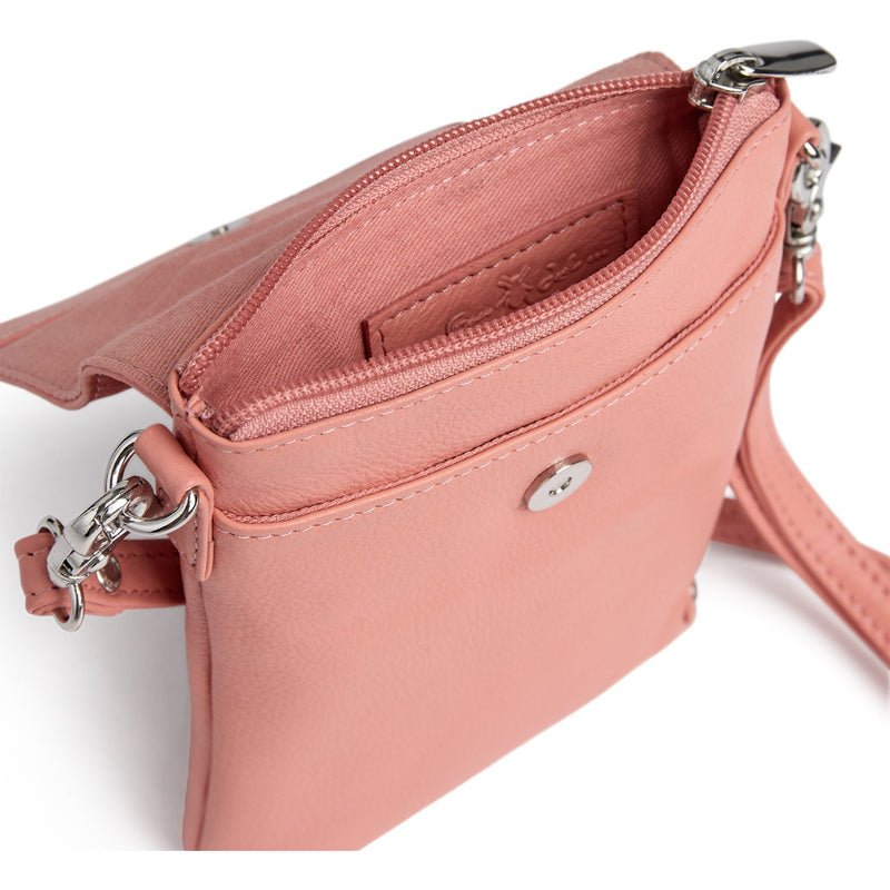 DEPECHE Mobil taske i blødt læder og tidløst design Mobilebag 290 Soft Peach