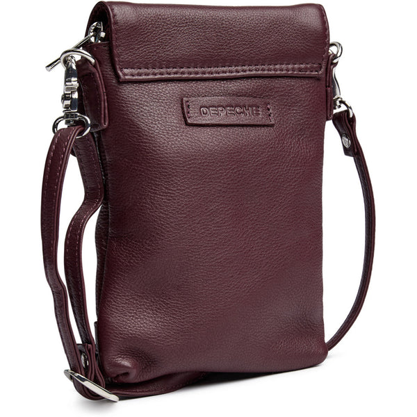 DEPECHE Mobil taske i blødt læder og tidløst design Mobilebag 305 Ox Blood