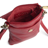 DEPECHE Mobiltaske i blødt læder Mobilebag 043 Red