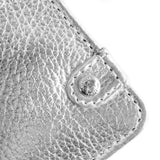 DEPECHE Mobiltaske i blødt læder og enkelt design Mobilebag 098 Silver