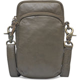 DEPECHE Mobiltaske i blødt vintage look skind Mobilebag 049 Army Green