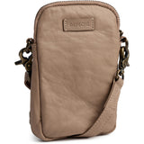 DEPECHE Mobiltaske i blødt vintage look skind Mobilebag 168 Latte