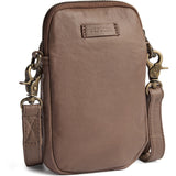 DEPECHE Mobiltaske i blødt vintage look skind Mobilebag 250 Dark Taupe