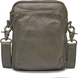 DEPECHE Mobiltaske i lækker skindkvalitet Mobilebag 049 Army Green