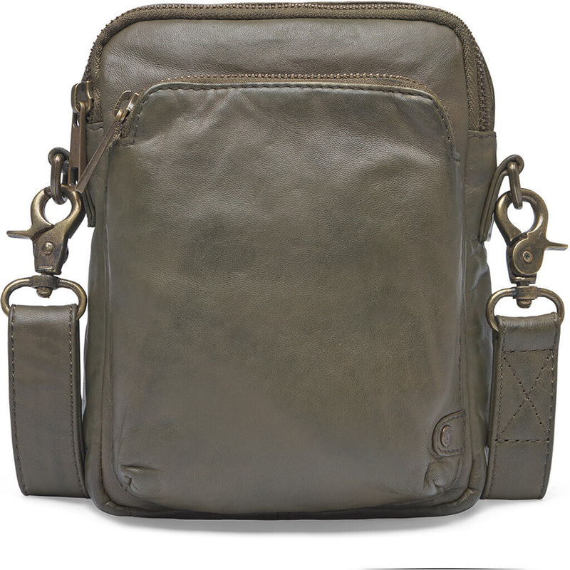 DEPECHE Mobiltaske i lækker skindkvalitet Mobilebag 049 Army Green