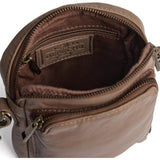 DEPECHE Mobiltaske i lækker skindkvalitet Mobilebag 250 Dark Taupe