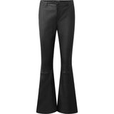 Depeche leather wear Must-have RW Allison flare skindbukser Pants 099 Black (Nero)