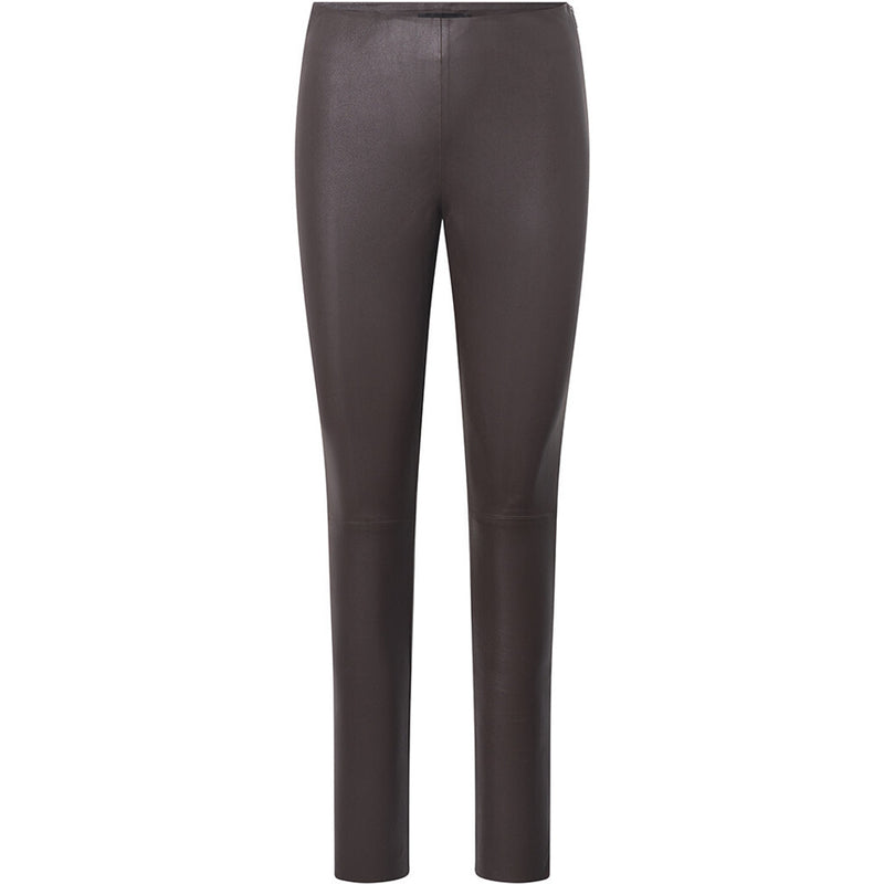 Depeche leather wear Musthave Aya HW skindleggings i blød og strækkvalitet Pants 008 Chocolate