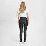 Depeche leather wear Musthave Aya HW skindleggings i blød og strækkvalitet Pants 099 Black (Nero)