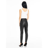Depeche leather wear Musthave Aya HW skindleggings i blød og strækkvalitet Pants 099 Black (Nero)