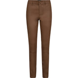 Depeche leather wear Musthave RW Caroline chino læderbuks i strækkvalitet Pants 199 Nougat