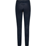 Depeche leather wear Musthave RW Caroline chino læderbuks i strækkvalitet Pants 285 Midnight Blue
