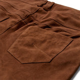Depeche leather wear Naomi HW ruskindsbuks 7/8 benlængde Pants 014 Cognac