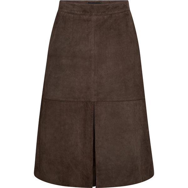 Depeche leather wear Naomi midi ruskindsnederdel Skirts 217 Deer