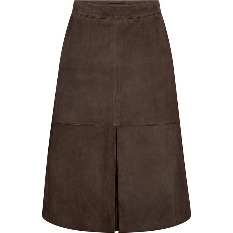 Depeche leather wear Naomi midi ruskindsnederdel Skirts 217 Deer
