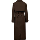 Depeche leather wear Naomi ruskind trenchcoat Jacket 067 Dusty brown