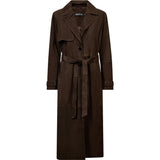Depeche leather wear Naomi ruskind trenchcoat Jacket 067 Dusty brown