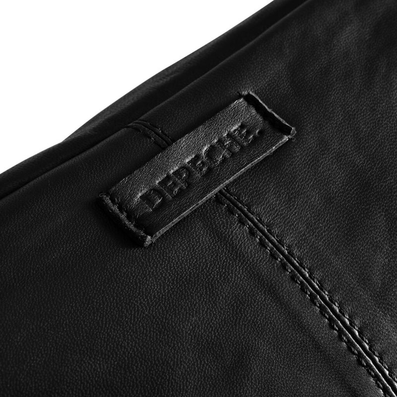 DEPECHE Oversize læder bumbag i blød og lækker kvalitet Bumbag 099 Black (Nero)