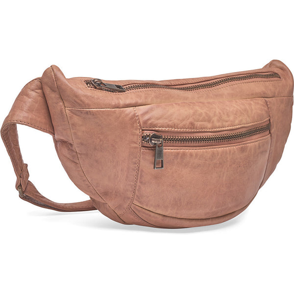 DEPECHE Oversize læder bumbag i blød og lækker kvalitet Bumbag 156 Camel