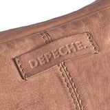 DEPECHE Oversize læder bumbag i blød og lækker kvalitet Bumbag 156 Camel