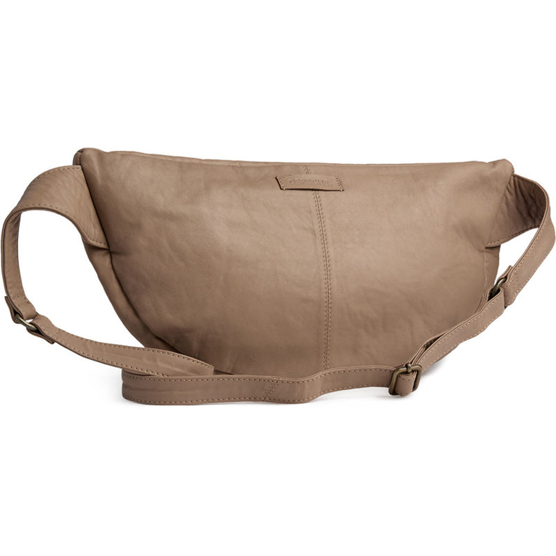 DEPECHE Oversize læder bumbag i blød og lækker kvalitet Bumbag 168 Latte